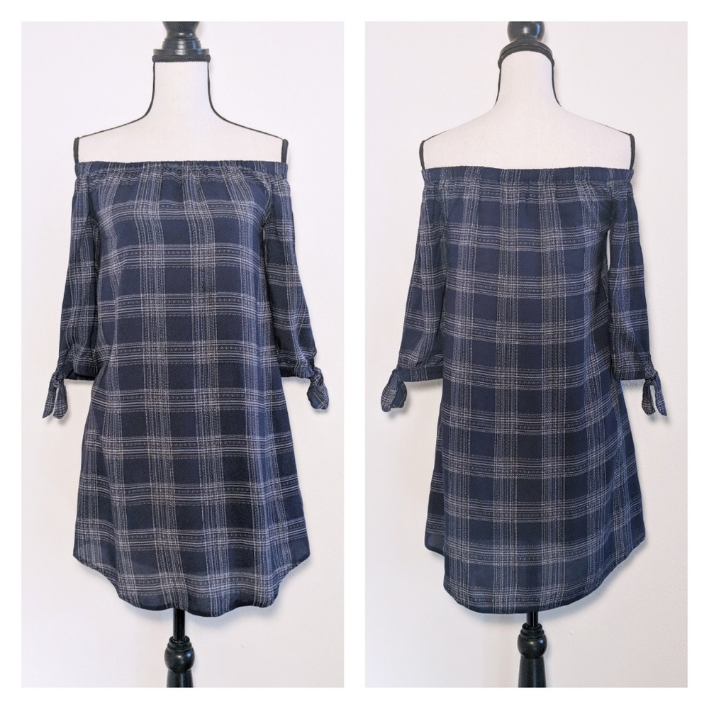❄️Removing 1/1❄️NWT BB Dakota Plaid Dress - Picture 1 of 5